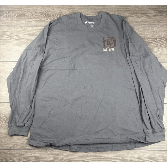 Disney Parks Women's WDW Rose Gold Sequin Spirit Jersey Grey Size XXL - Picture 2 of 8